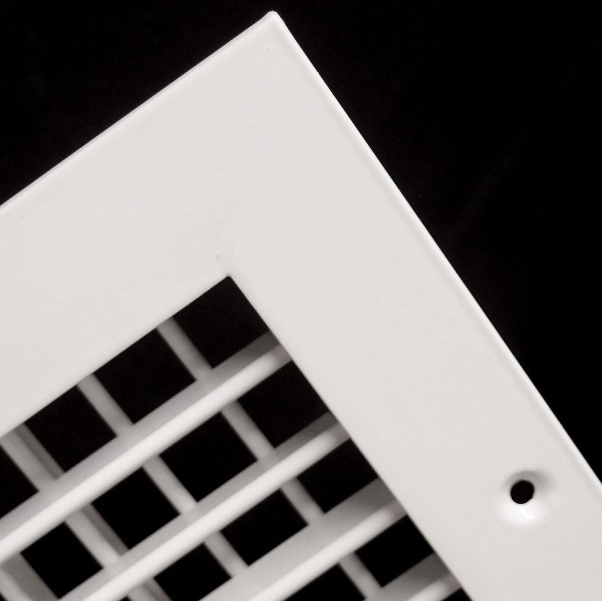 8&quot;W X 6&quot;H [Duct Opening] Aluminum Double Deflection Adjustable Air Supply HVAC Diffuser - [Outer Dimensions: 9.6&quot;W X 7.6&quot;H] - HVAC PremiumDDAG - A - 86