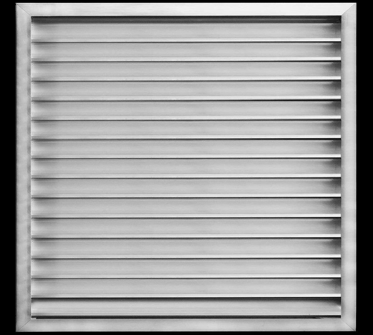 28&quot;w X 30&quot;h Aluminum Outdoor Weather Proof Louvers - Rain &amp; Waterproof Air Vent With Screen Mesh