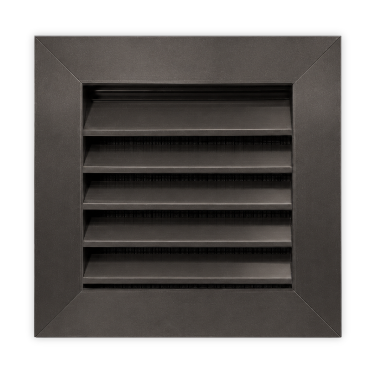 2" Drainable Outdoor Louver Gable Vent (Channel Frame) - Customizable