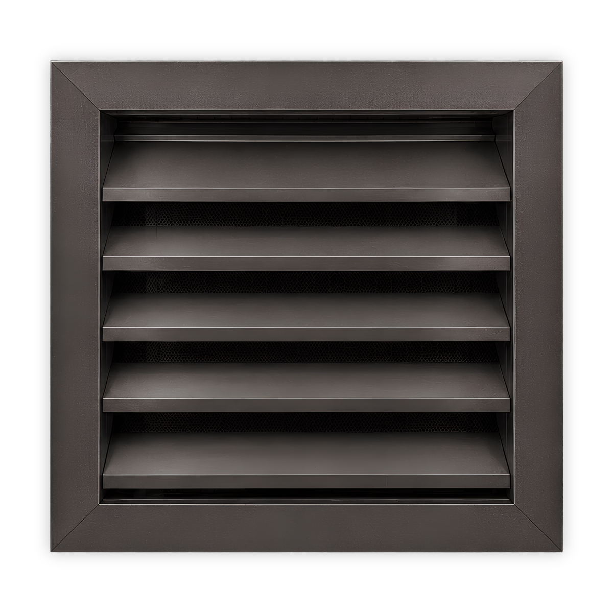 2" Drainable Outdoor Louver Gable Vent (Flange Frame) - Customizable