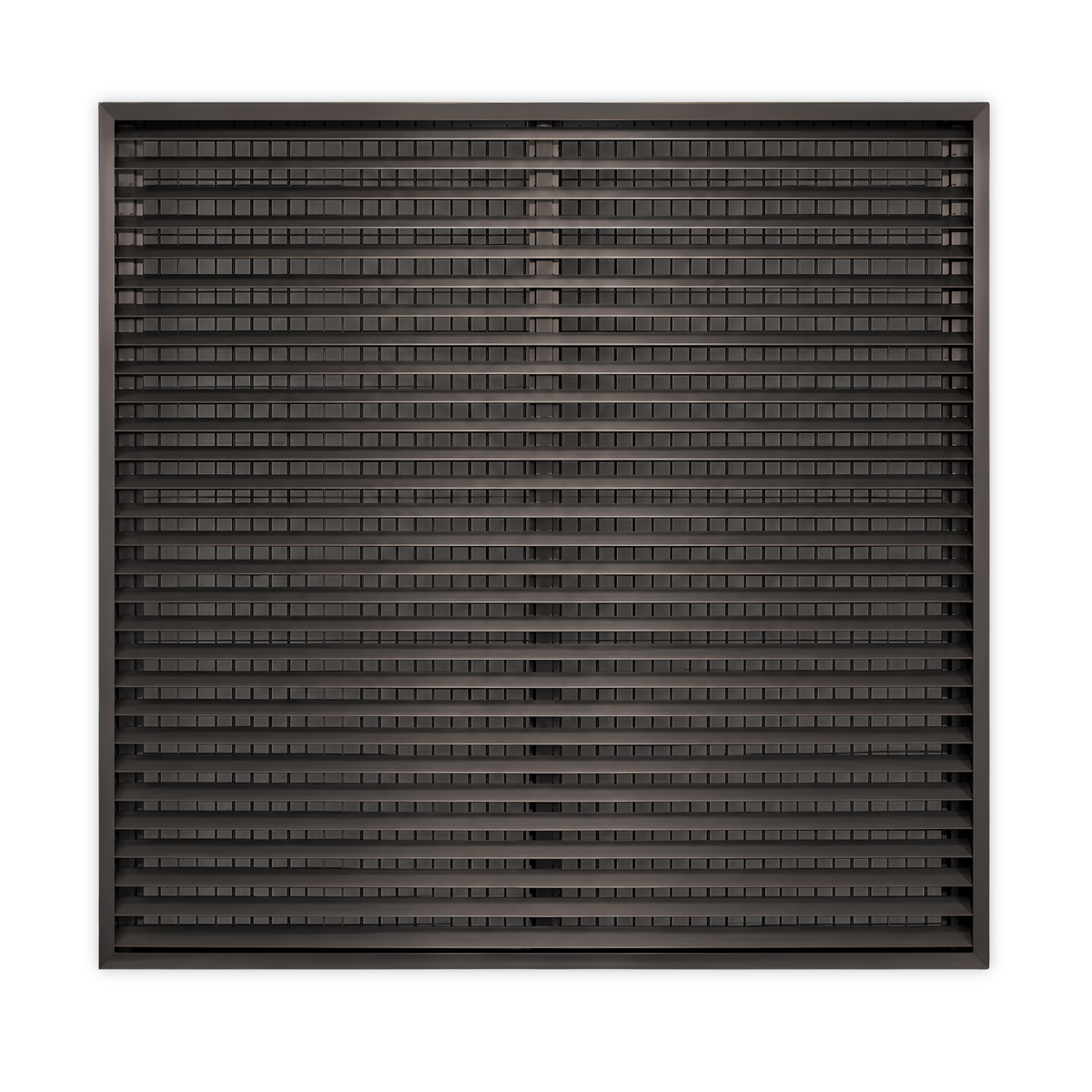 30° Thinline Outdoor Louver Gable Vent (Channel Frame) - Customizable