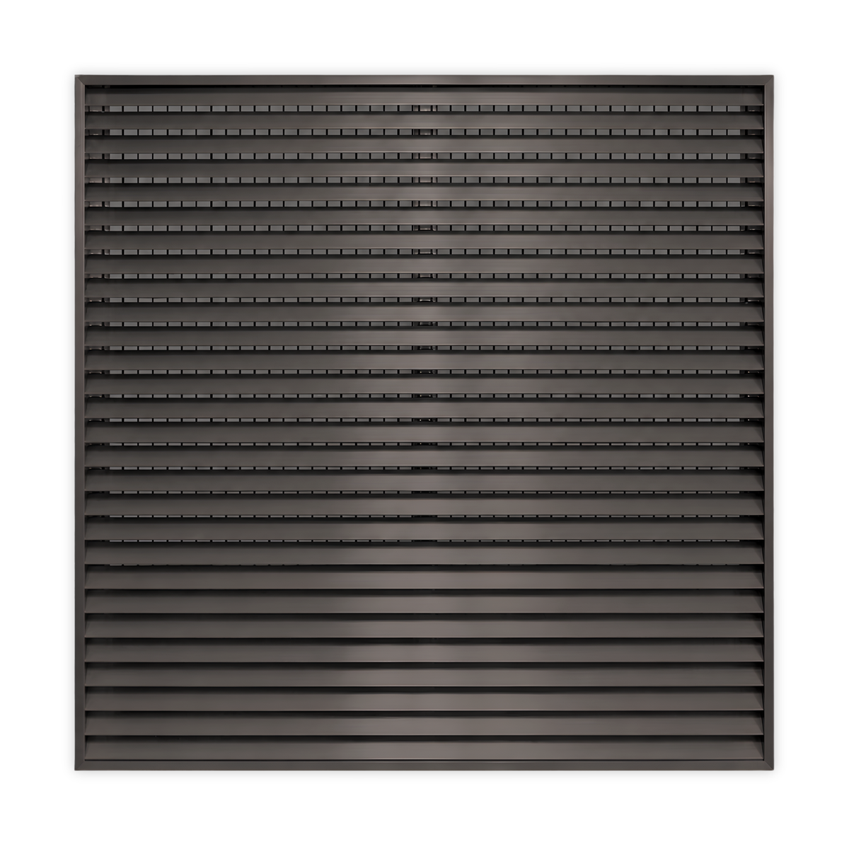 45° Thinline Outdoor Louver Gable Vent (Channel Frame) - Customizable