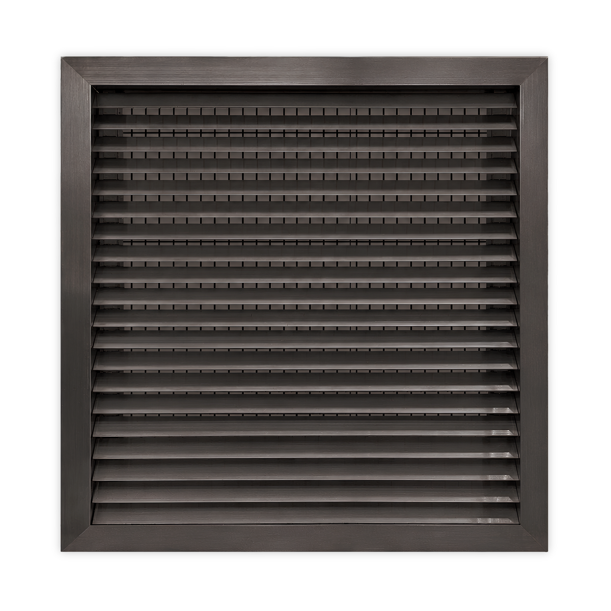 45° Thinline Outdoor Louver Gable Vent (Flange Frame) - Customizable