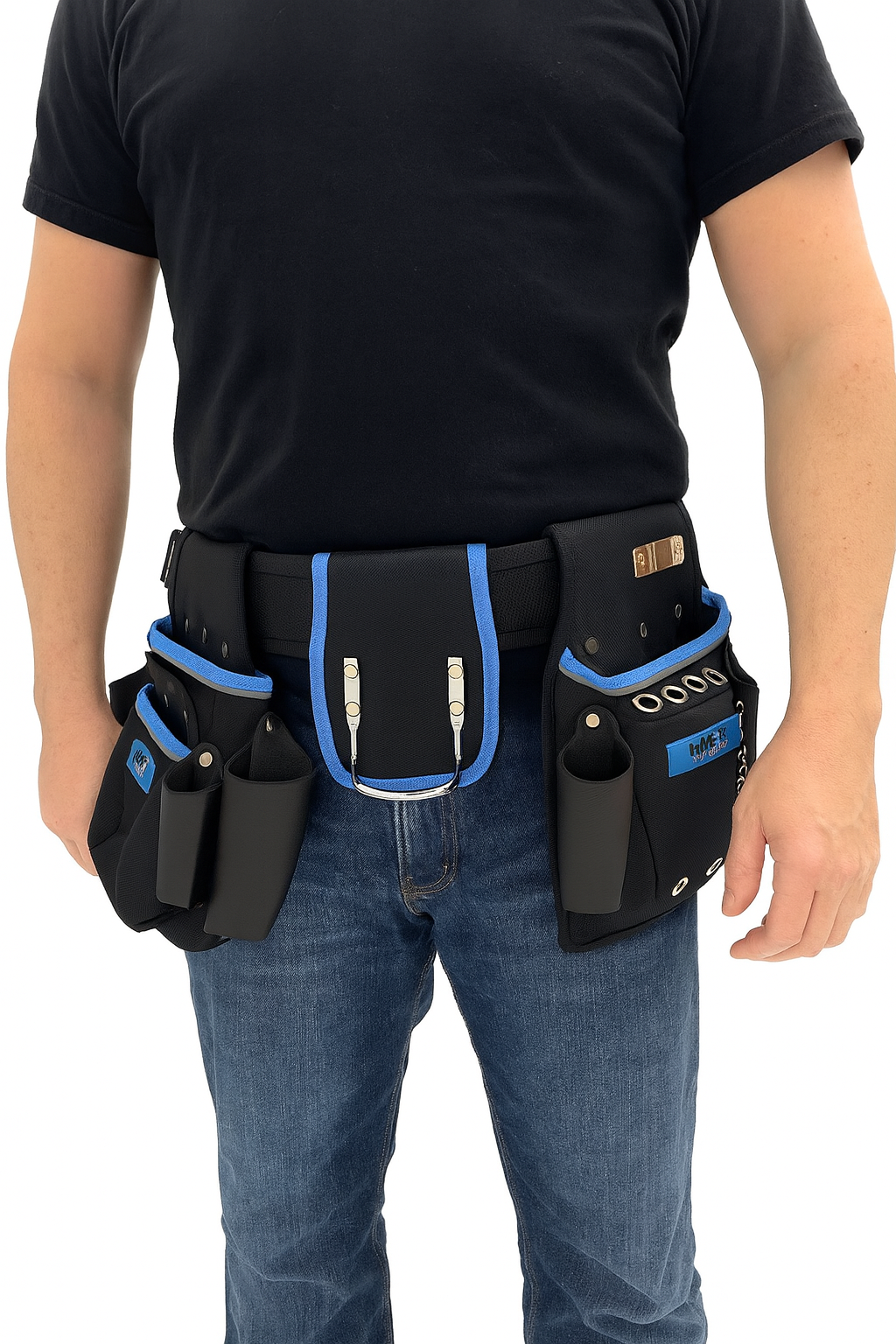 Versatile 10-Pocket Heavy Duty Construction Adjustable All-In-1 Tool Belt