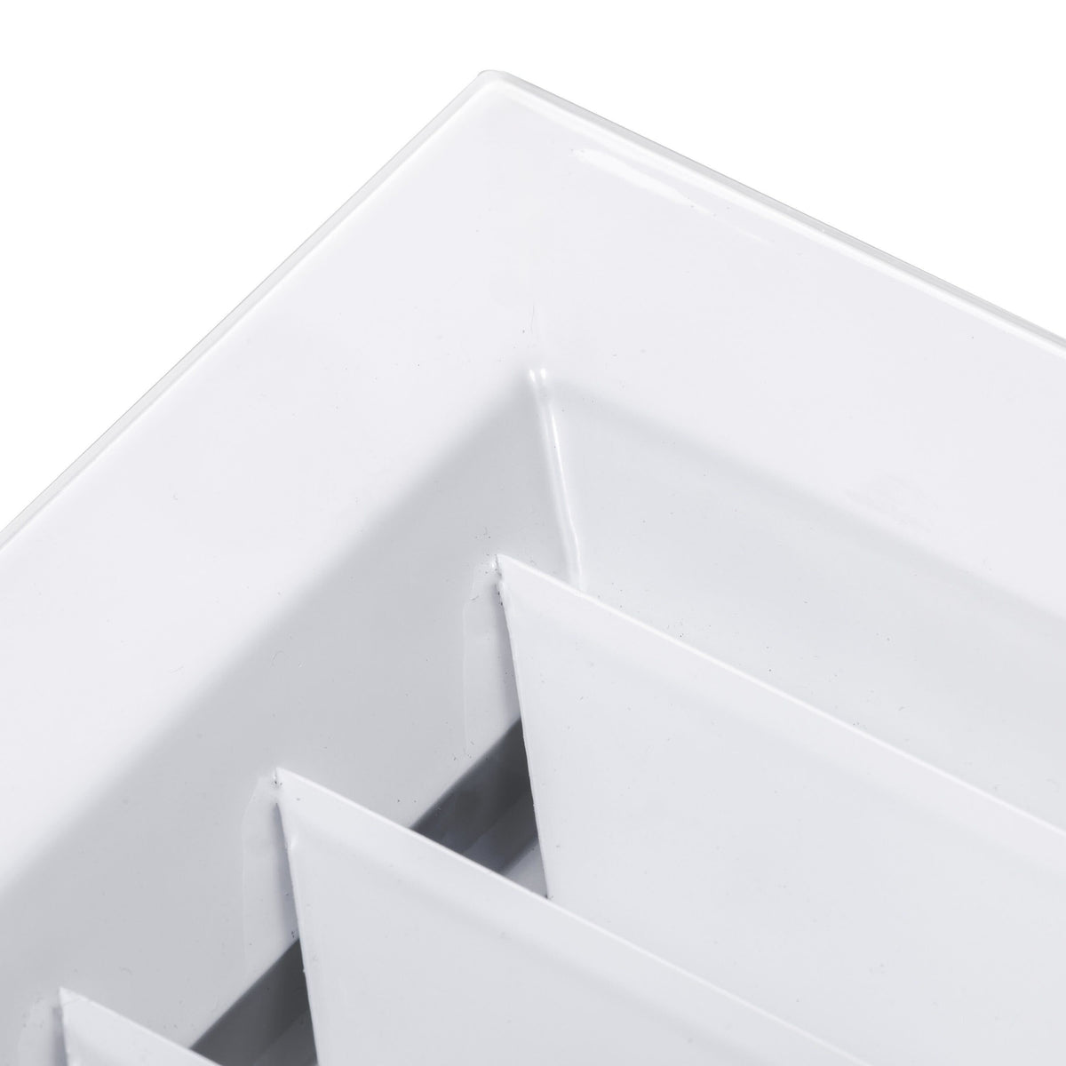 8&quot; x 8&quot; [Duct Opening] Ceiling Supply Diffuser Vent Cover – 2-Way Airflow with Full Aluminum Frame, Back Blades &amp; Opposing Blade Lever Damper [Outer Size: 11&quot; x 11&quot;]
