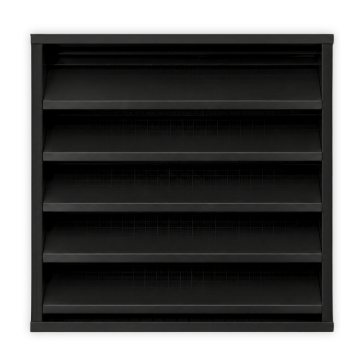 2" Drainable Outdoor Louver Gable Vent (Channel Frame) - Customizable