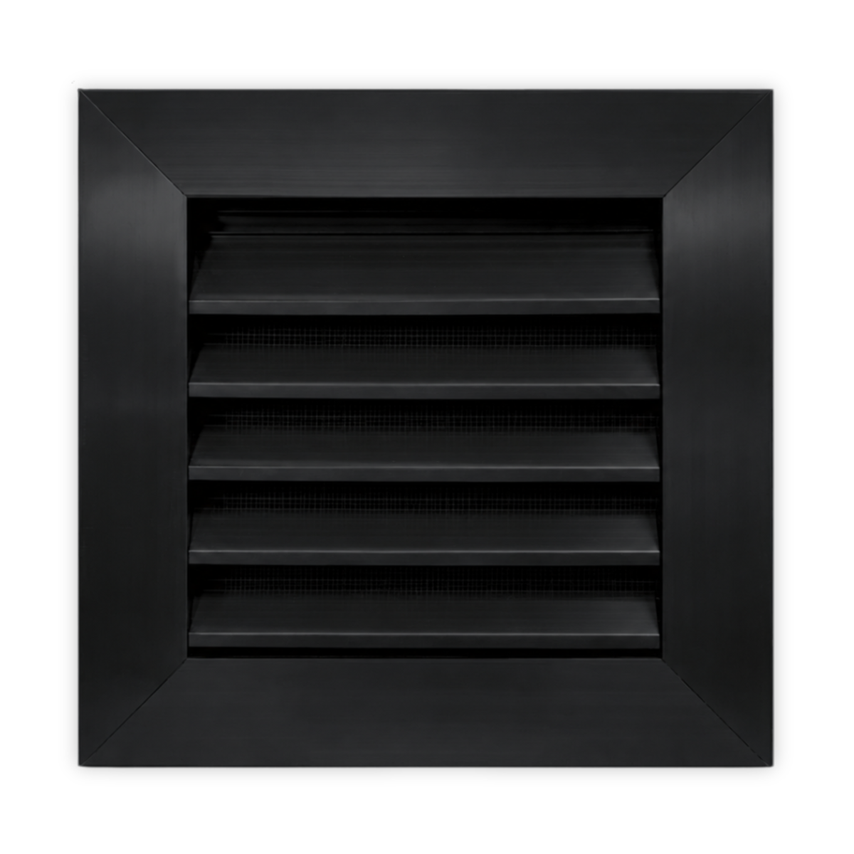 2" Drainable Outdoor Louver Gable Vent (Wide Frame) - Customizable