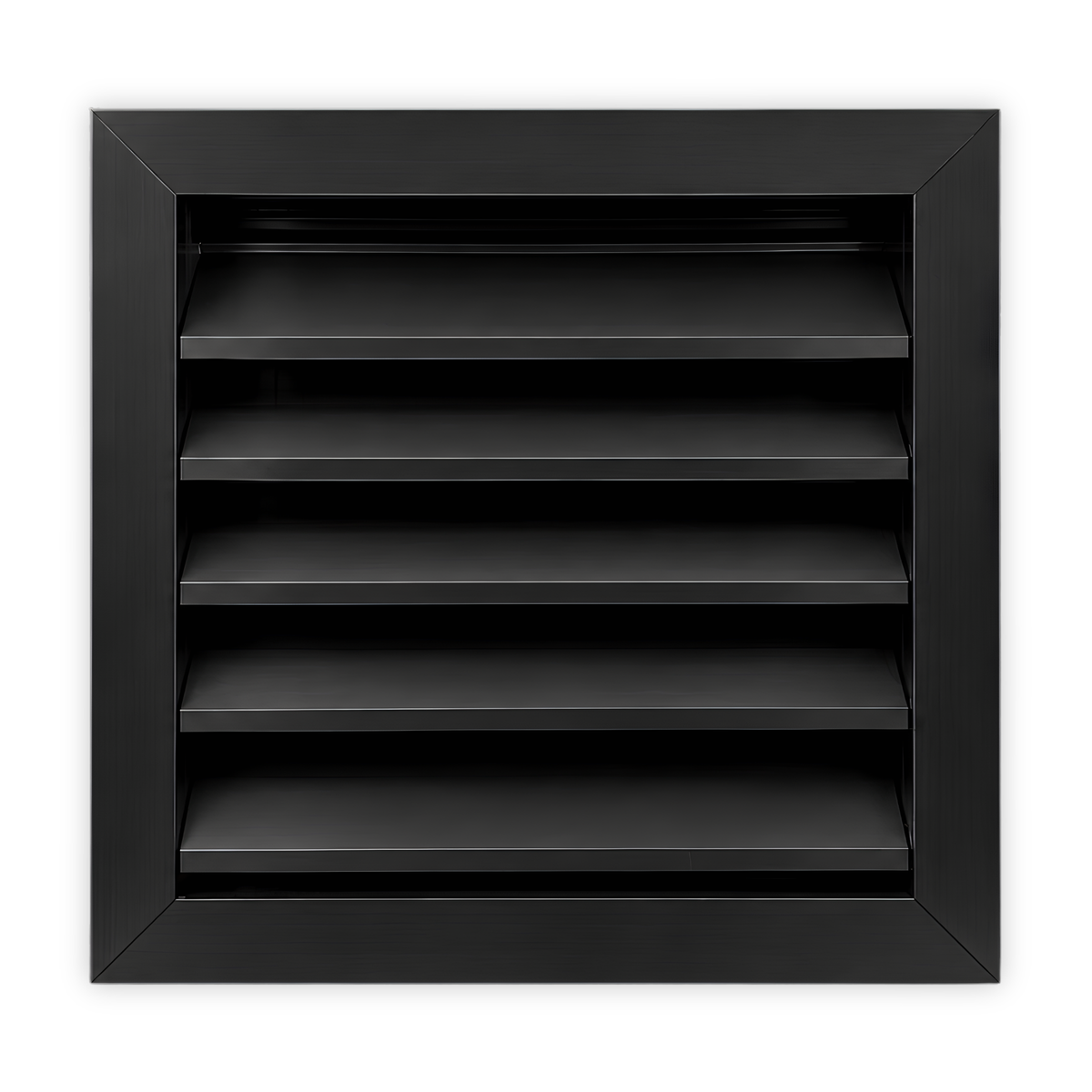 2" Drainable Outdoor Louver Gable Vent (Flange Frame) - Customizable