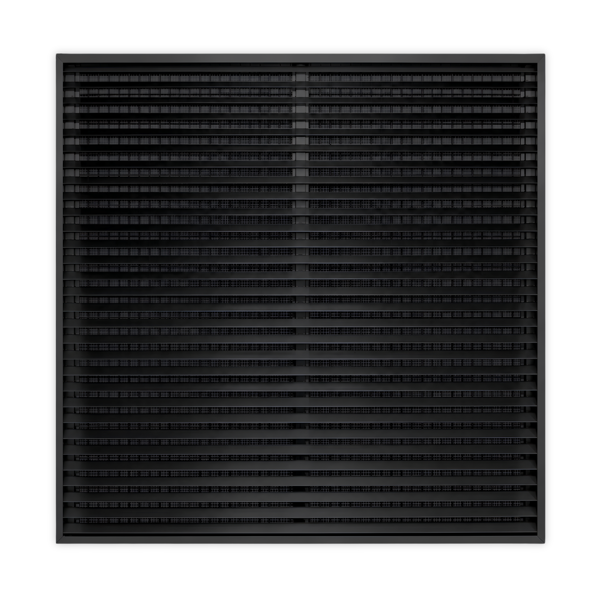 30° Thinline Outdoor Louver Gable Vent (Channel Frame) - Customizable