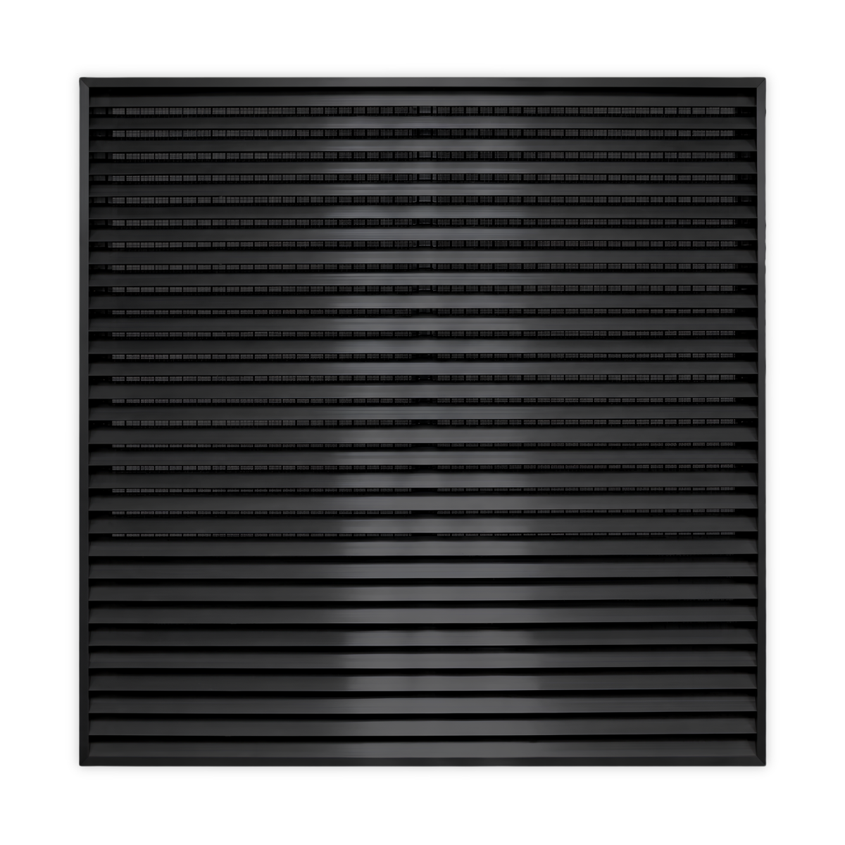 45° Thinline Outdoor Louver Gable Vent (Channel Frame) - Customizable