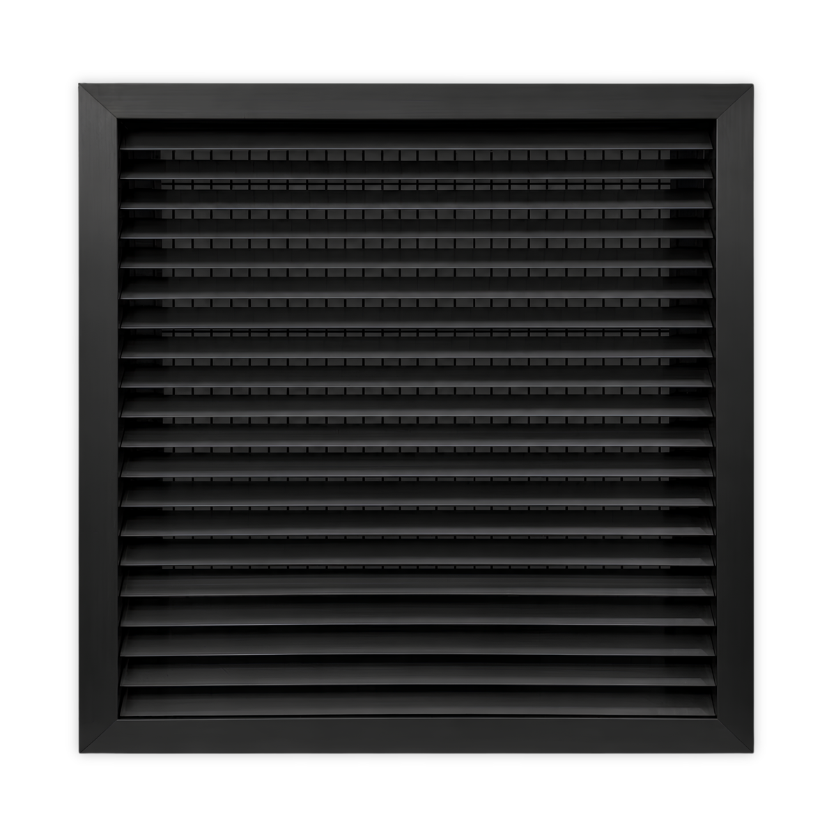45° Thinline Outdoor Louver Gable Vent (Flange Frame) - Customizable