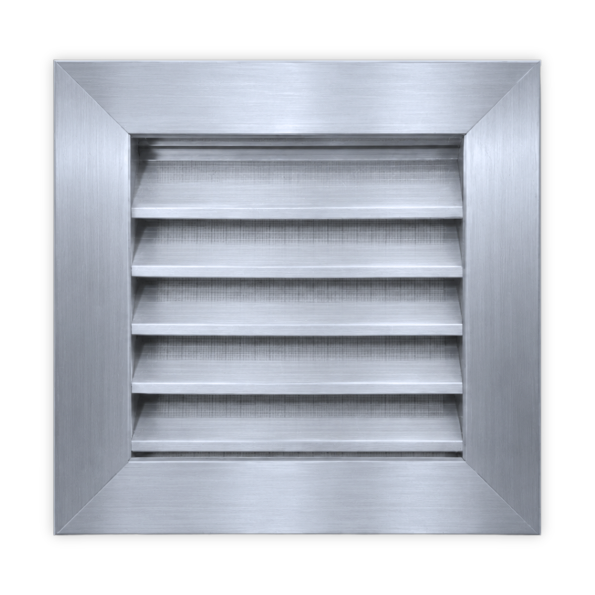 2" Drainable Outdoor Louver Gable Vent (Wide Frame) - Customizable