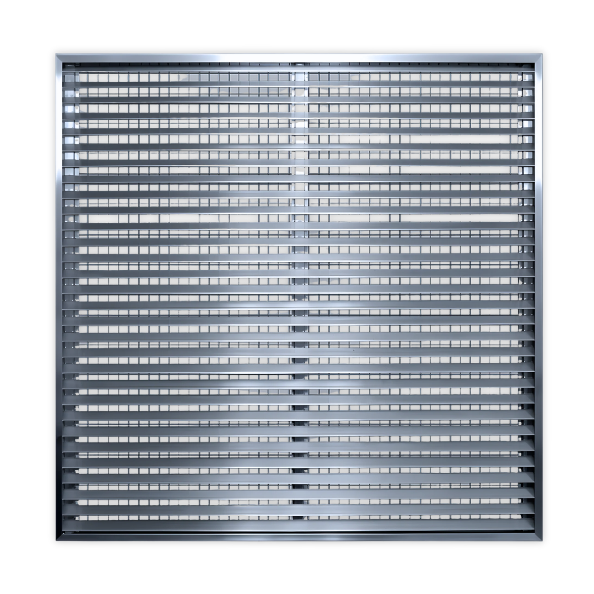 30° Thinline Outdoor Louver Gable Vent (Channel Frame) - Customizable