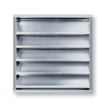 No frame Aluminum Exterior Louver Gable Vent for Walls &amp; Crawlspace - Weather-Resistant with Screen Protector