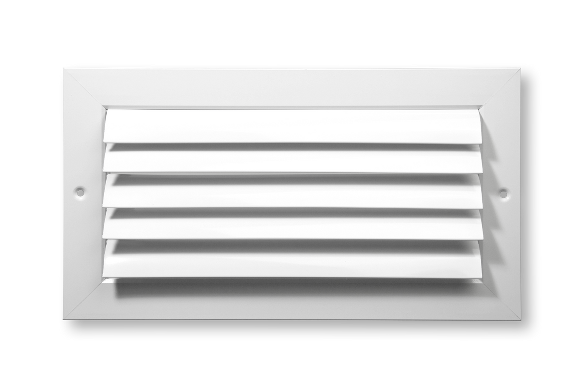 One Direction Horizontal Curved Blade Grille