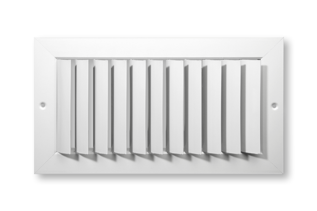 One Direction Vertical Curved Blade Grille