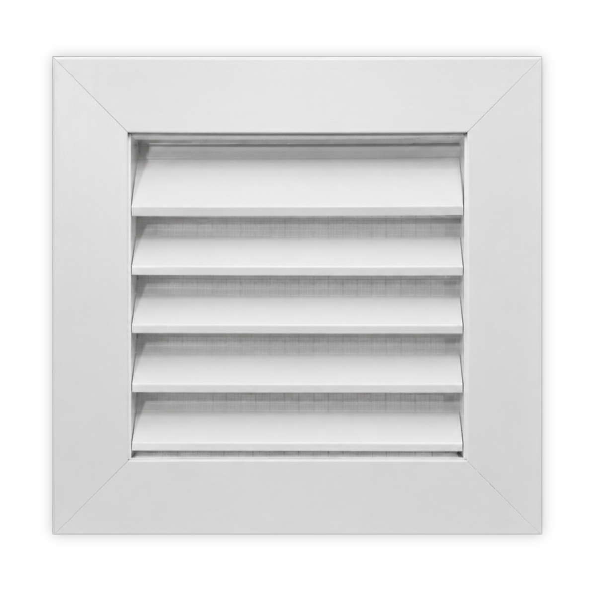 2" Drainable Outdoor Louver Gable Vent (Wide Frame) - Customizable