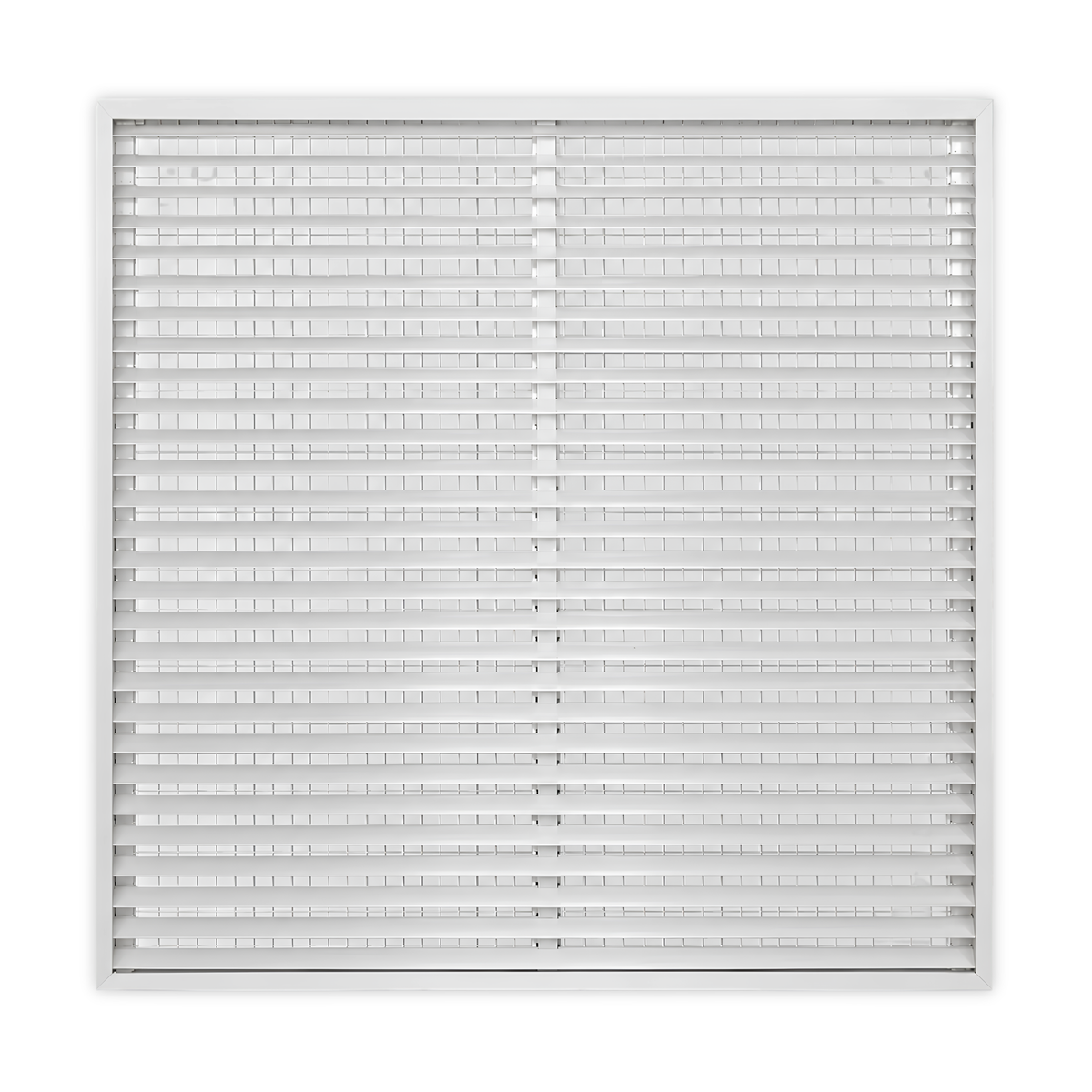 30° Thinline Outdoor Louver Gable Vent (Channel Frame) - Customizable