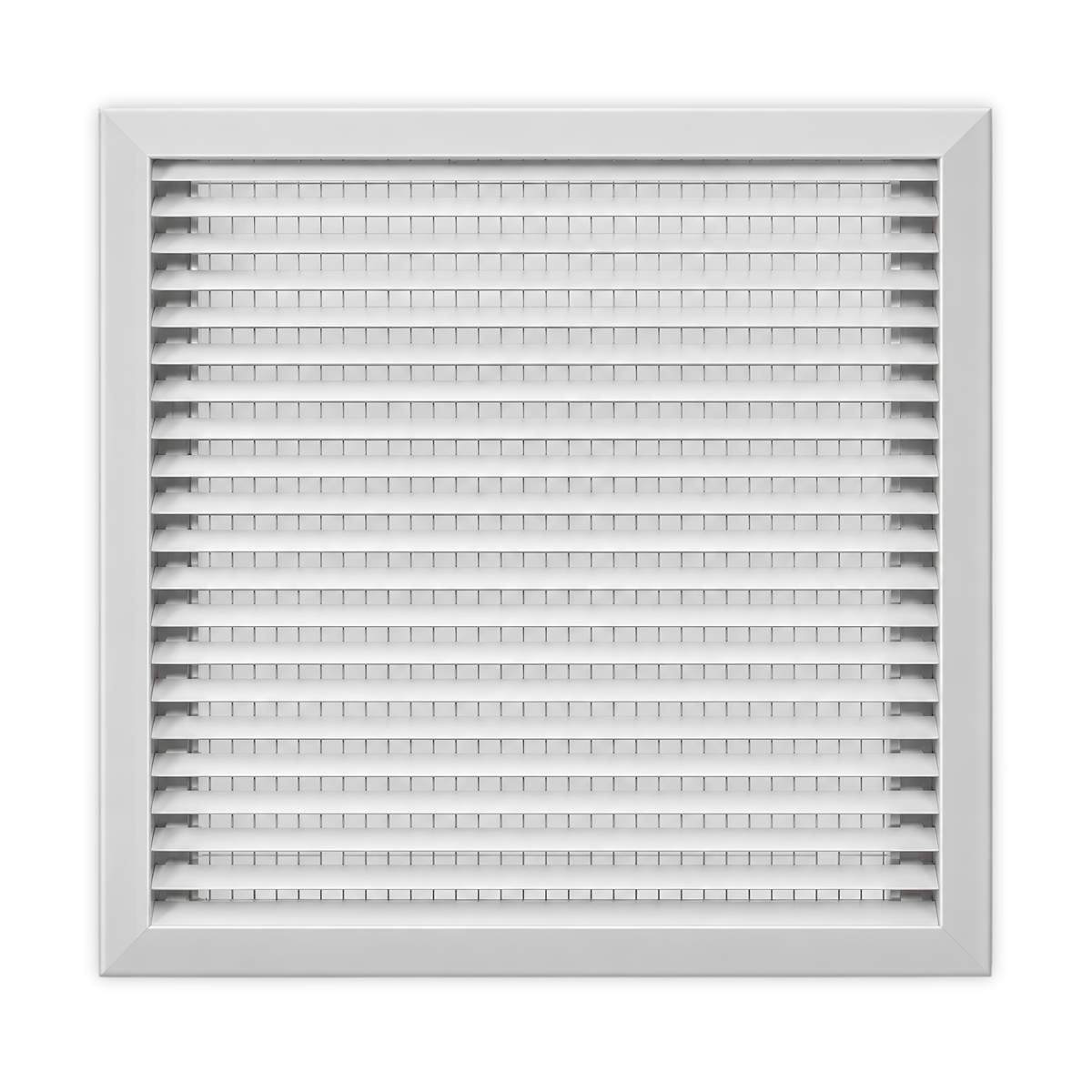 30° Thinline Outdoor Louver Gable Vent (Flange Frame) - Customizable