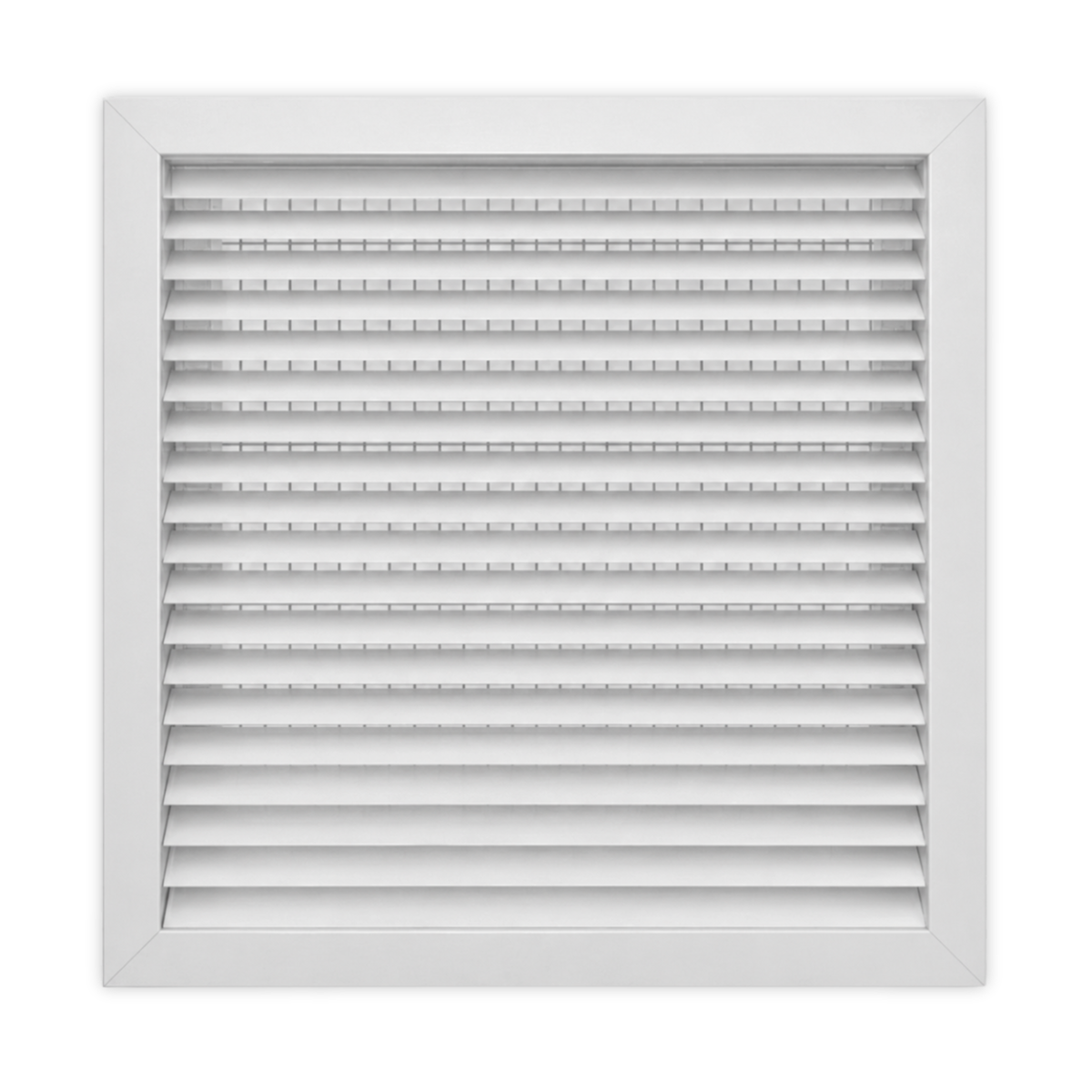 45° Thinline Outdoor Louver Gable Vent (Flange Frame) - Customizable