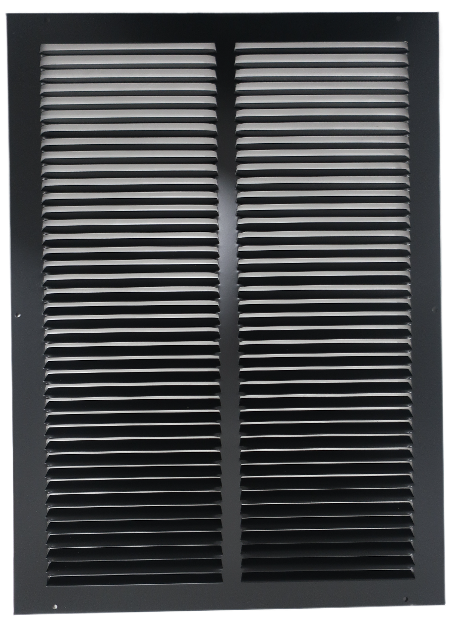 16&quot; X 20&quot; Air Vent Return Grilles - Sidewall and Ceiling - Black
