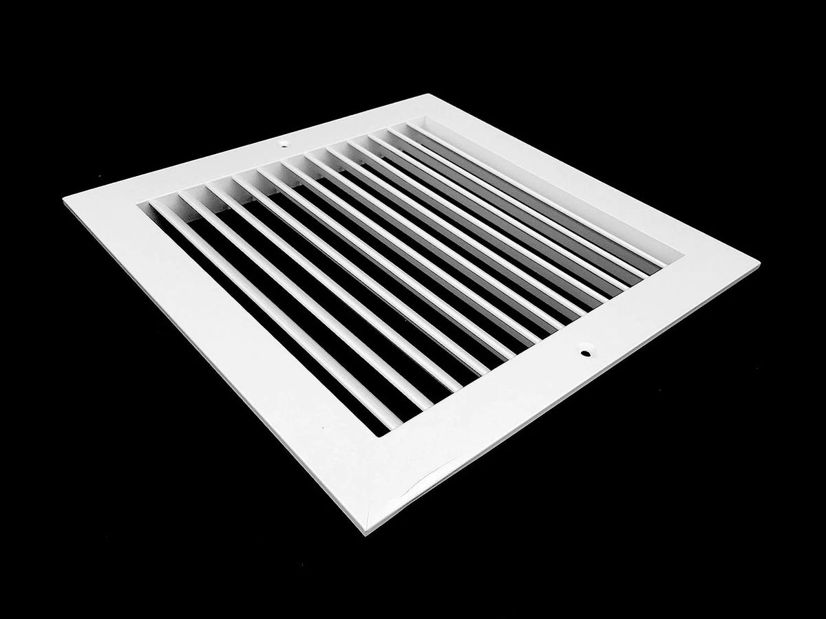 10&quot;W X 20&quot;H [Duct Opening] ALUMINUM RETURN GRILLE - EASY AIR FLOW - LINEAR BAR GRILLES [OUTER DIMENSIONS: 11.875&quot;W X 21.875&quot;H]