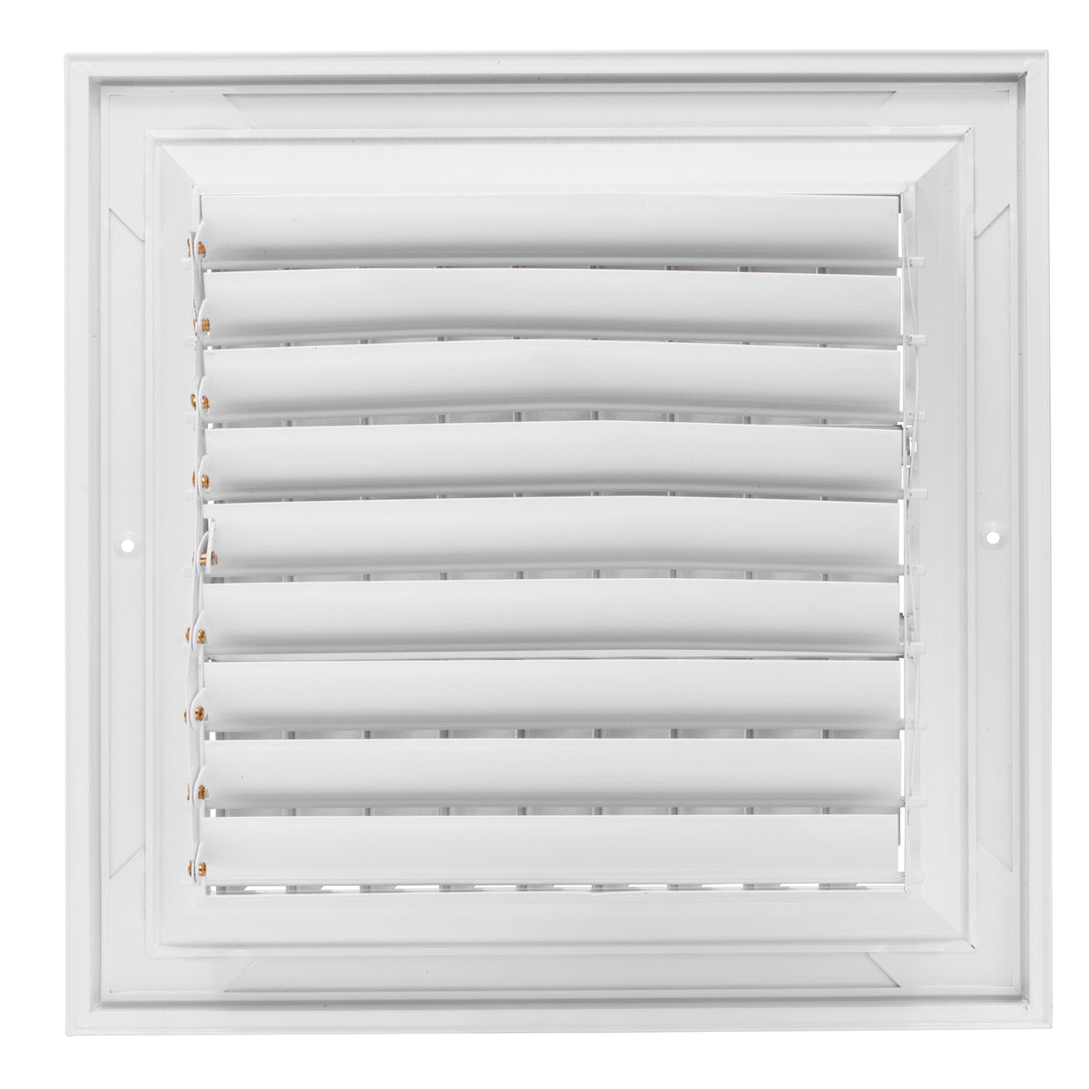 12&quot; x 12&quot; [Duct Opening] Ceiling Supply Diffuser Vent Cover – 1-Way Airflow with Full Aluminum Frame, Back Blades &amp; Opposing Blade Lever Damper [Outer Size: 15&quot; x 15&quot;]