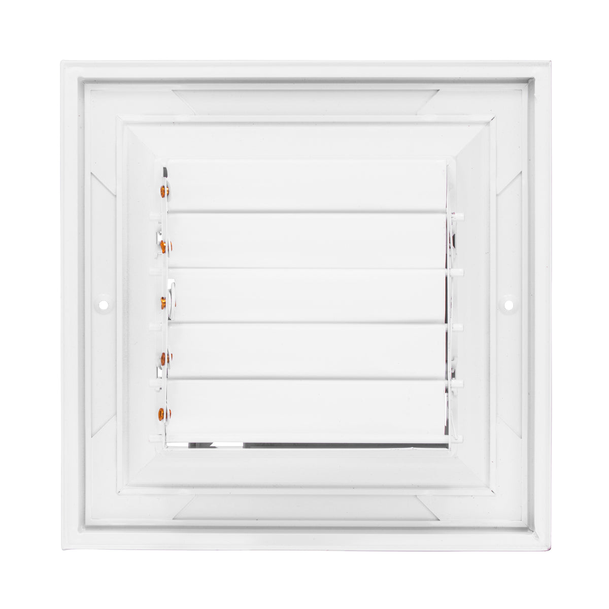 6&quot; x 6&quot; [Duct Opening] Ceiling Supply Diffuser Vent Cover – 3-Way Airflow with Full Aluminum Frame, Back Blades &amp; Opposing Blade Lever Damper [Outer Size: 9&quot; x 9&quot;]