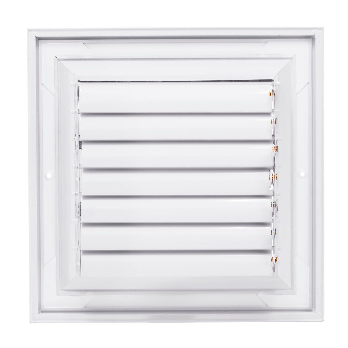 8&quot; x 8&quot; [Duct Opening] Ceiling Supply Diffuser Vent Cover – 2-Way Airflow with Full Aluminum Frame, Back Blades &amp; Opposing Blade Lever Damper [Outer Size: 11&quot; x 11&quot;]