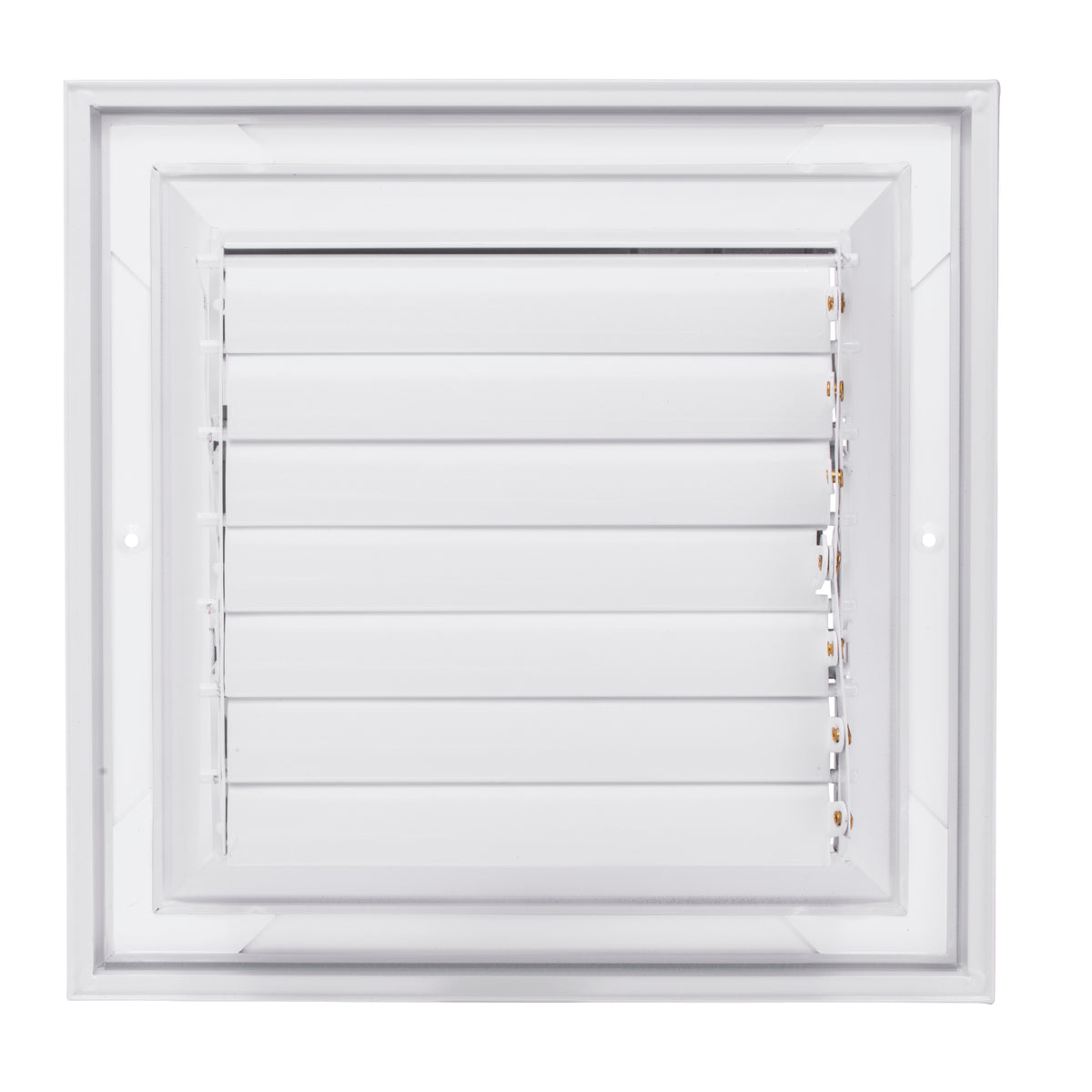 8&quot; x 8&quot; [Duct Opening] Ceiling Supply Diffuser Vent Cover – 3-Way Airflow with Full Aluminum Frame, Back Blades &amp; Opposing Blade Lever Damper [Outer Size: 11&quot; x 11&quot;]