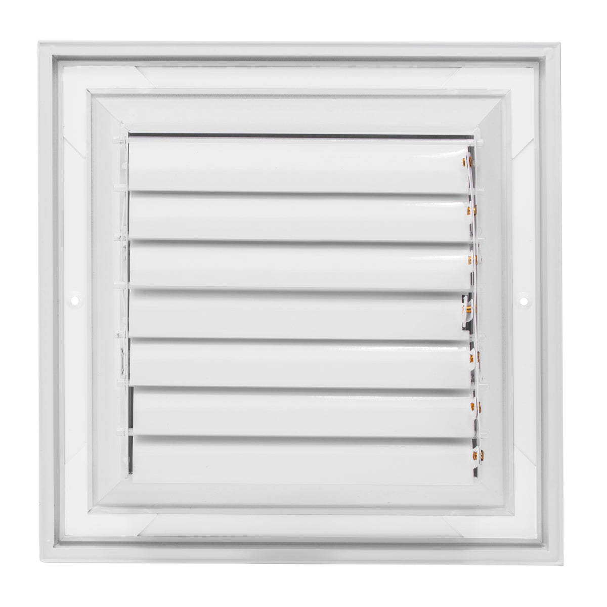 10&quot; x 10&quot; [Duct Opening] Ceiling Supply Diffuser Vent Cover – 4-Way Airflow with Full Aluminum Frame, Back Blades &amp; Opposing Blade Lever Damper [Outer Size: 13&quot; x 13&quot;]