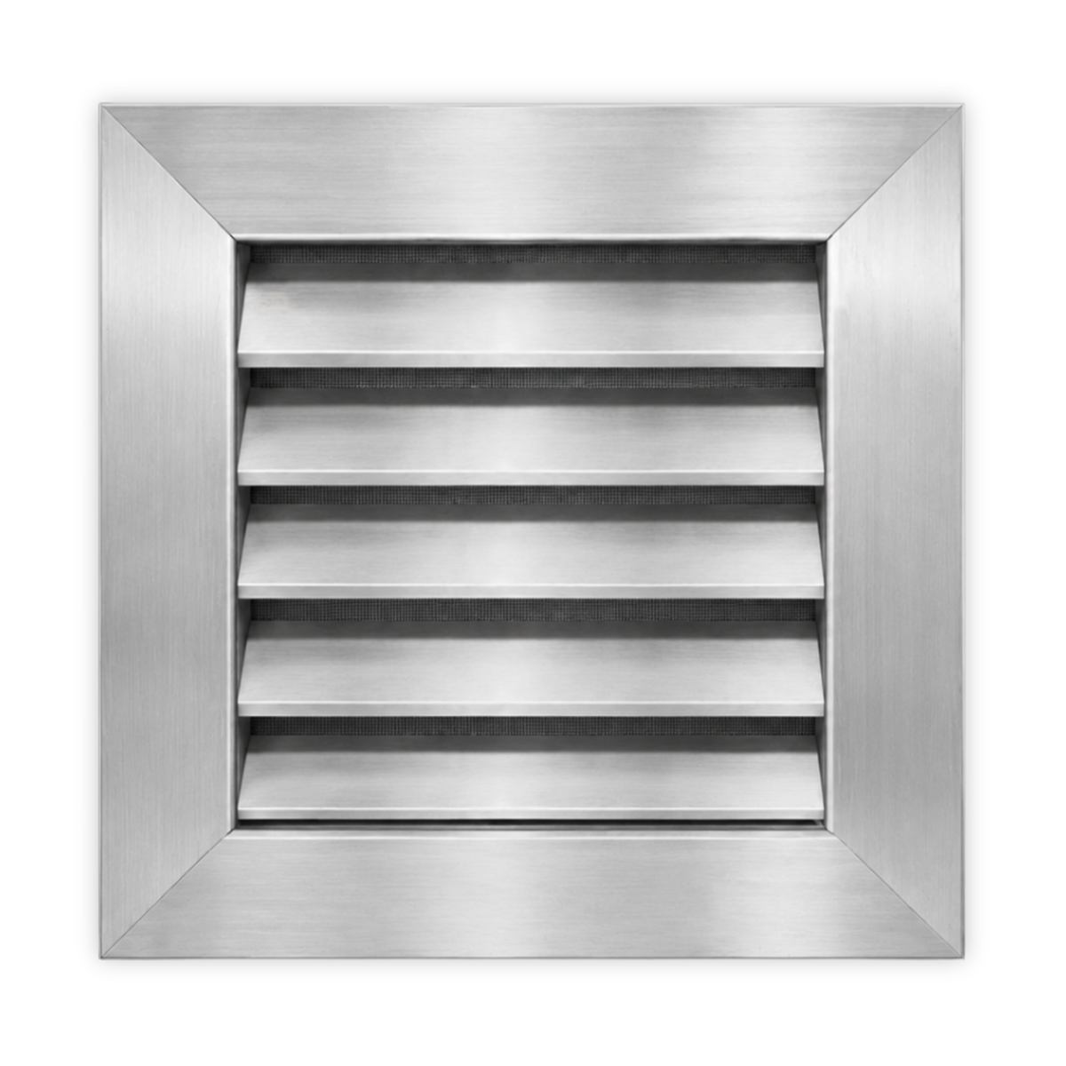 2" Drainable Outdoor Louver Gable Vent (Wide Frame) - Customizable