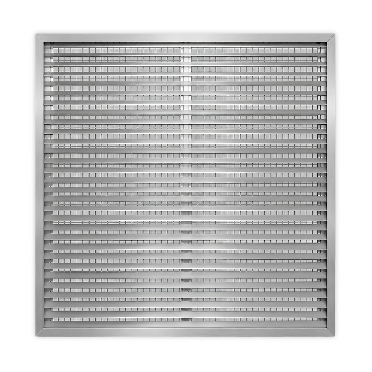 30° Thinline Outdoor Louver Gable Vent (Channel Frame) - Customizable