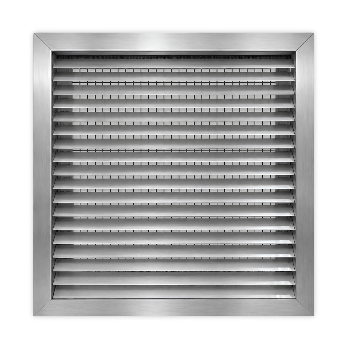 45° Thinline Outdoor Louver Gable Vent (Flange Frame) - Customizable