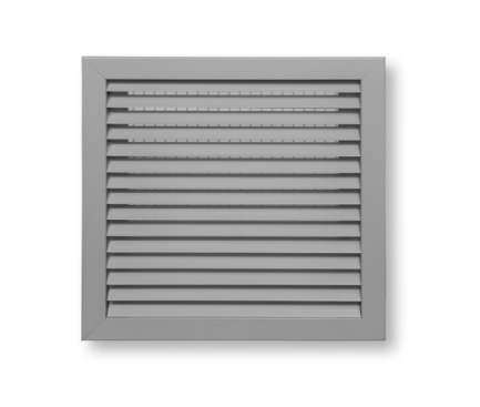 45° Thinline Louver Aluminum Exterior Gable Vent for Walls &amp; Crawlspace with Bird Screen or Insect Screen