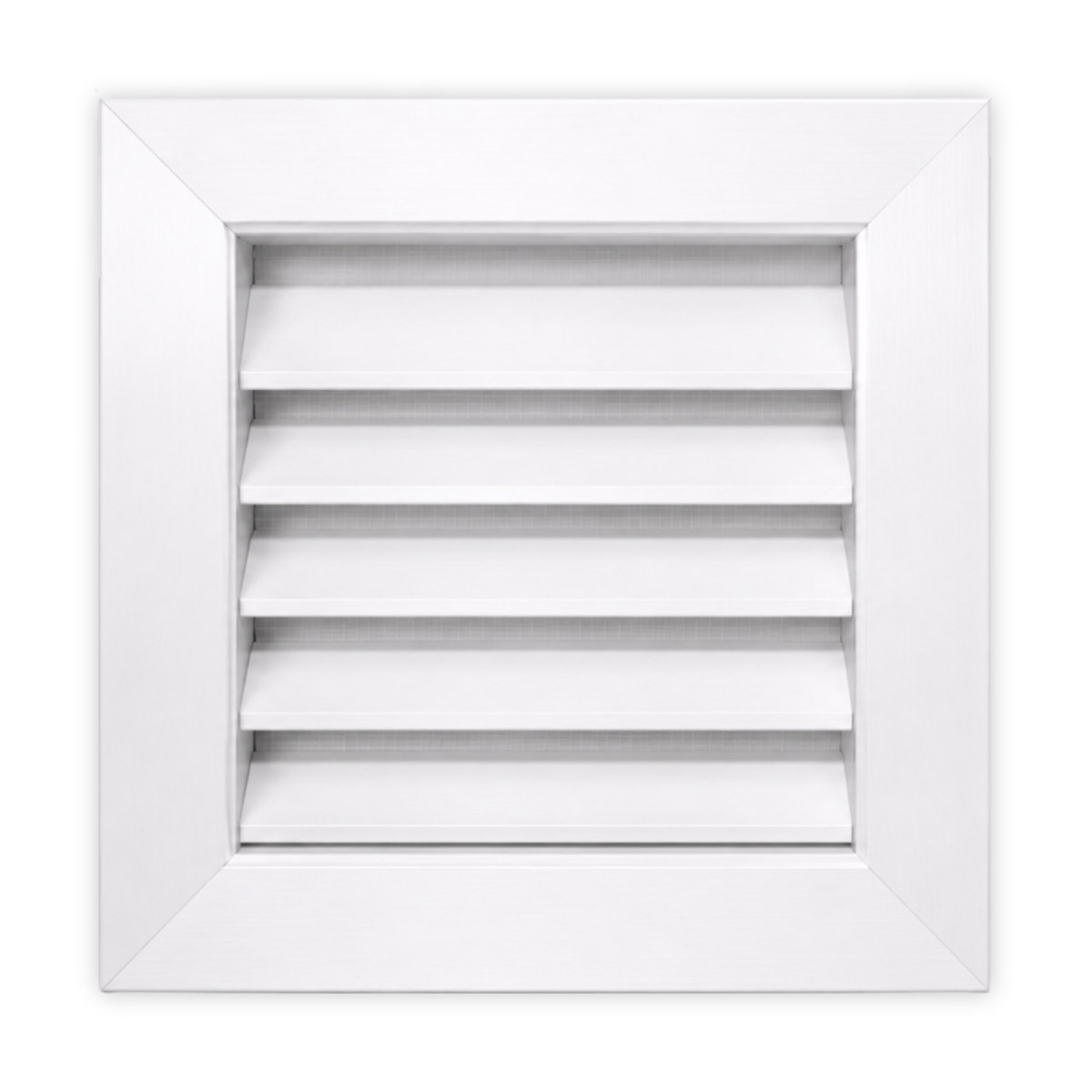 2" Drainable Outdoor Louver Gable Vent (Wide Frame) - Customizable