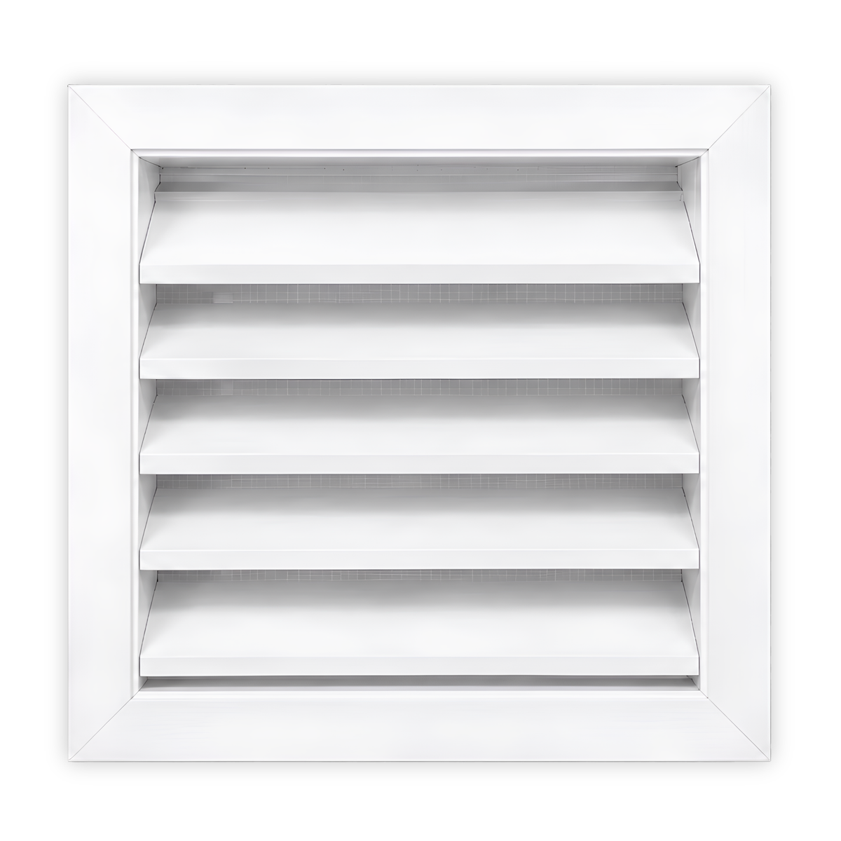 2" Drainable Outdoor Louver Gable Vent (Flange Frame) - Customizable