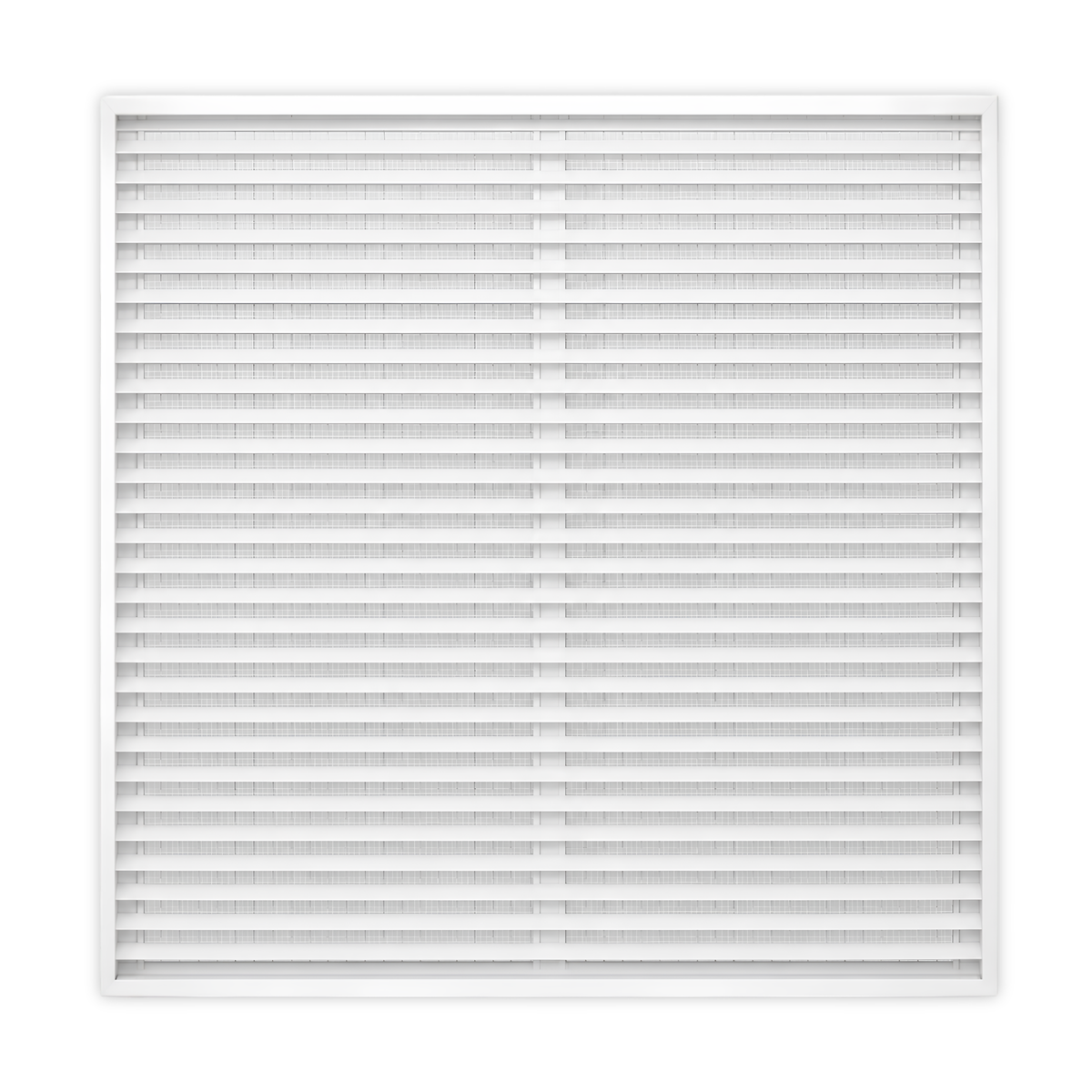 30° Thinline Outdoor Louver Gable Vent (Channel Frame) - Customizable