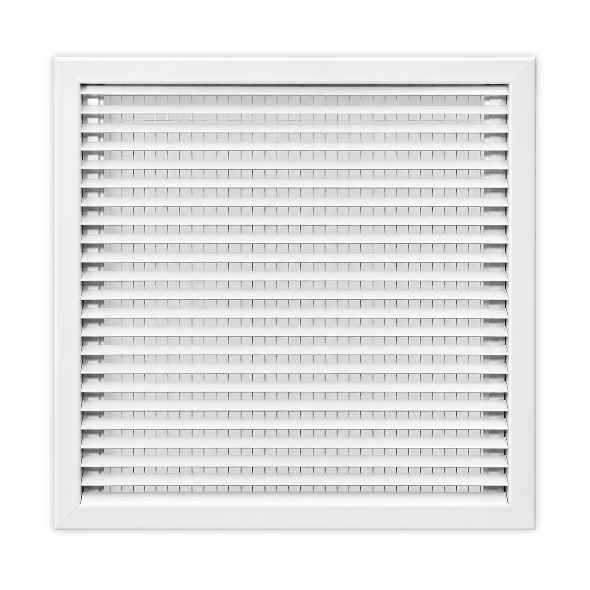 30° Thinline Outdoor Louver Gable Vent (Flange Frame) - Customizable