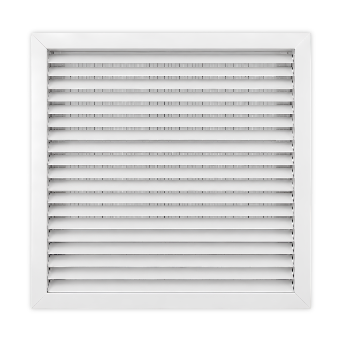 45° Thinline Outdoor Louver Gable Vent (Flange Frame) - Customizable