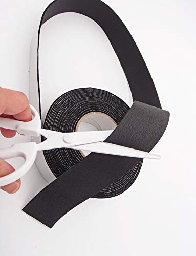 Insulation Black Foam Tape Adhesive Seal for Pipes, Doors, Windows - Universal Weather/Air Sealer, Waterproof - 2&quot; x 30&#39; Roll (1/8&quot; Thick) - HVAC PremiumFOINTA FBA
