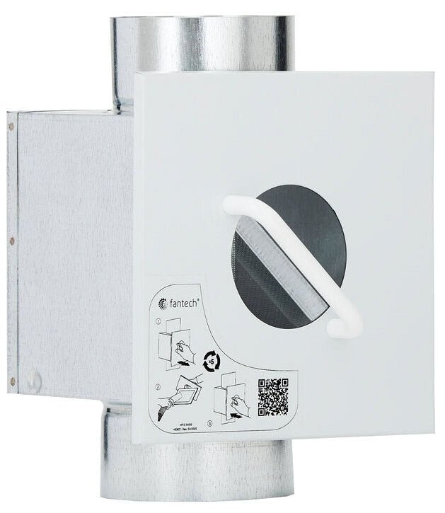 Lint Trap for Dryer Exhaust Fans, 4" Duct - HVAC PremiumDBLT4W