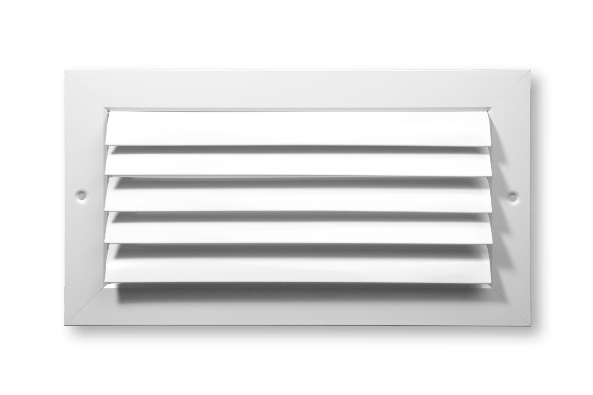 One Direction Horizontal Curved Blade Grille - HVAC PremiumHPC1H