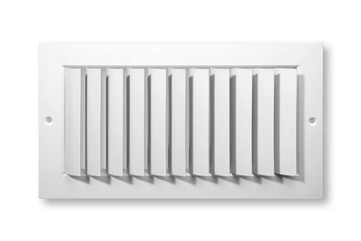 One Direction Vertical Curved Blade Grille - HVAC PremiumHPC1V
