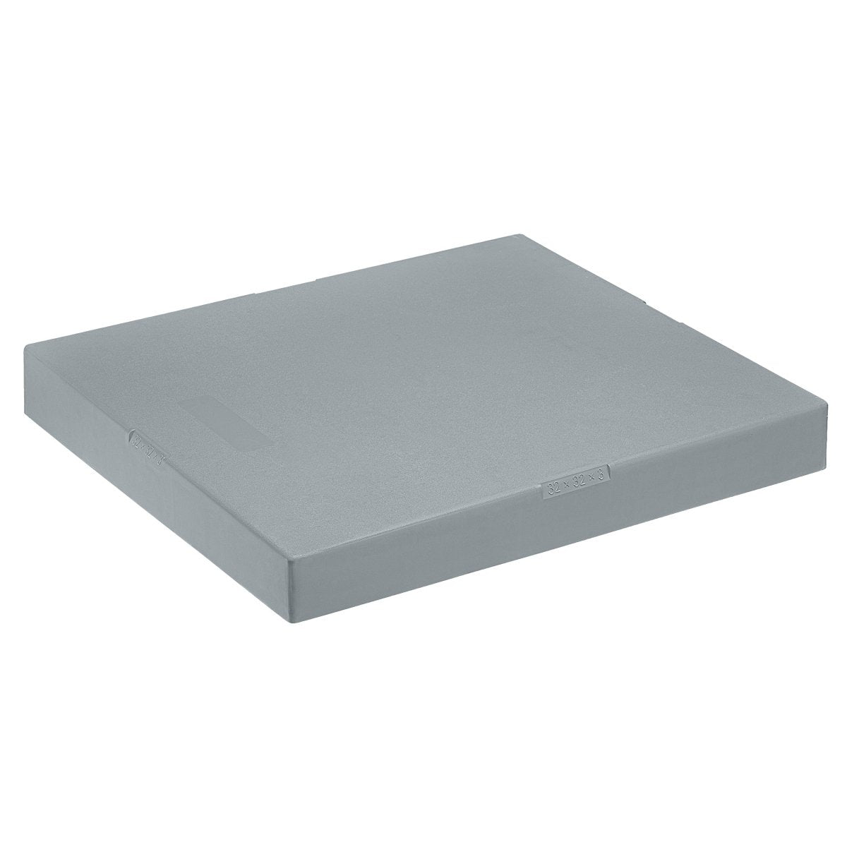 Plastic Equipment Pad for HVAC Systems, 32&quot; x 32&quot; x 3&quot;, Gray - HVAC Premium32323PAD