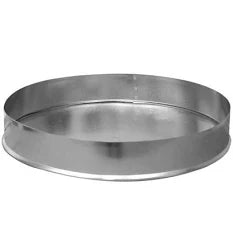 Round Metal Duct End Cap 10&quot; | Compatible with Duct 10&quot; | 26-GAUGE GALVANIZED STEEL METAL