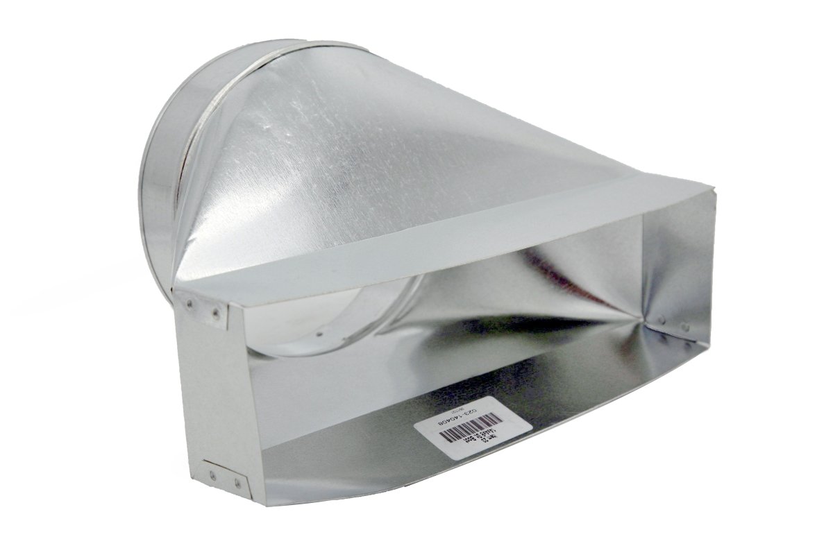 Straight Register Boot - 10&quot; X 4&quot; X 7&quot; Round - HVAC Premium1047FLRSTRT