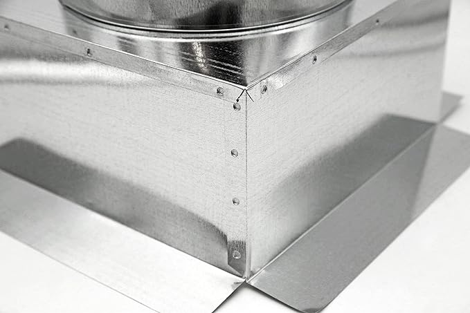 Top Outlet Ceiling Diffuser Box | 10&quot; X 10&quot; X 10&quot; | Galvanized Steel Metal Box Is Compatible With Duct 10&quot; - HVAC Premium101010TPCLNGBX