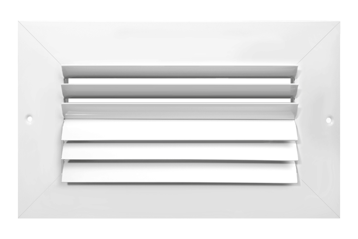 Two Direction Curved Blade Grille w/ Wide Flange - HVAC PremiumHPC2H - WF