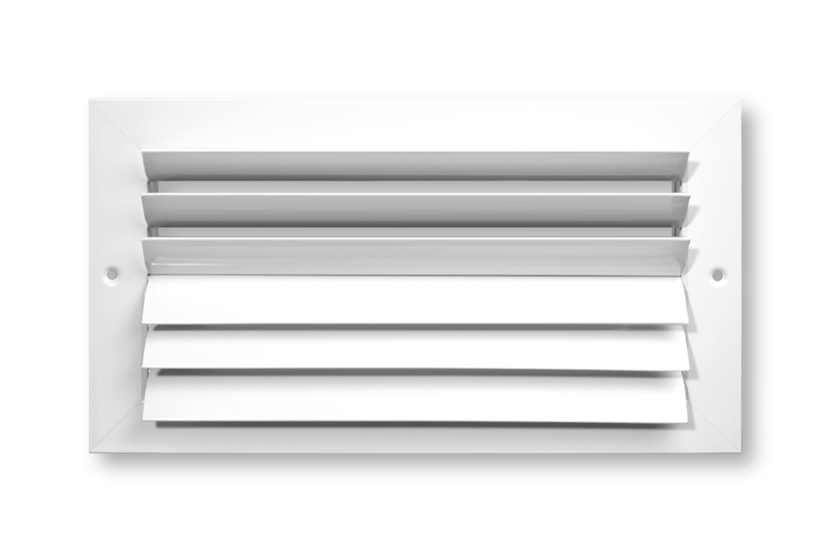 Two Direction Curved Blade Grille with Adjustable Horizontal Blades - HVAC PremiumHPC2H